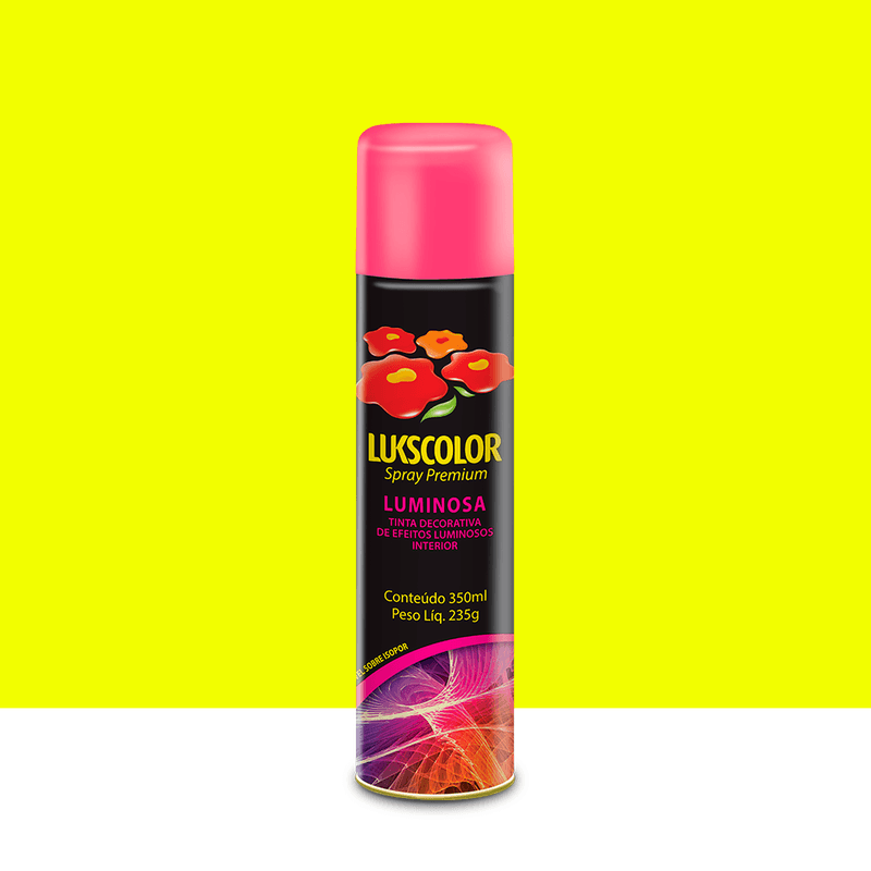 Imagem do produto Lukscolor Tinta Spray Premium Luminosa Amarelo 350ml