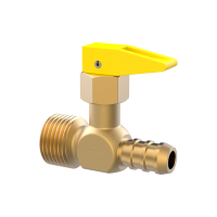 Imagem do produto Blukit Registro de Bloqueio para Gás BLOQUEIO GAS NPT 1/2" (M) X 3/8" TM (M)