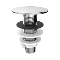 Imagem do produto Blukit Plug para Bidê/Lavatório REDONDO 1/2" 50MM