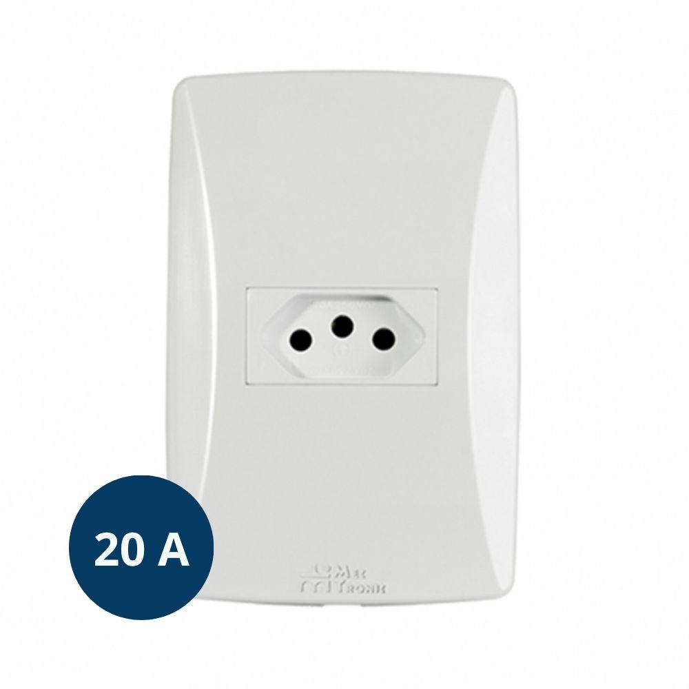 Imagem do produto Módulo Mecanismo Tronic Tomada 2P+T 20A/250V