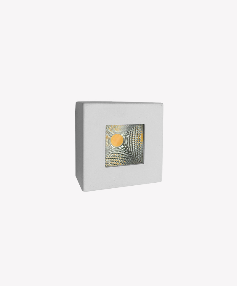 Imagem do produto Spot de Sobrepor Quadrado Opus 3000K 5W Branco Bivolt
