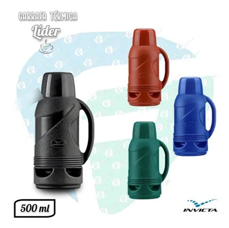 Imagem do produto Mor Garrafa Térmica Invicta Líder Lisa 500ml