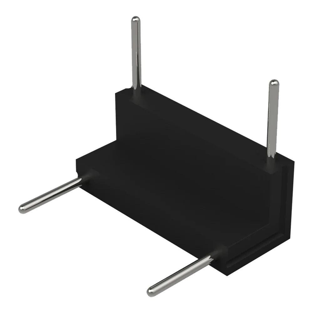 Imagem do produto Pix Conector em L Infinity Preto - Unitário