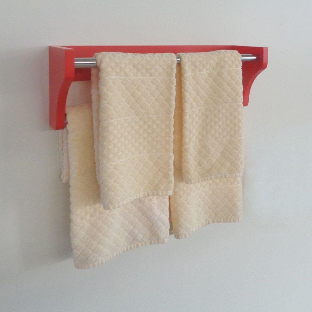Imagem do produto Balibox Porta Toalha Vermelho 60 cm