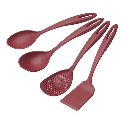 Imagem do produto Tramontina Jogo de Utensílios Ability em Nylon Vermelho 4 Peças