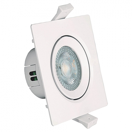 Imagem do produto Brimax Spot LED Quadrado 3W 6500K Branco Frio Bivolt
