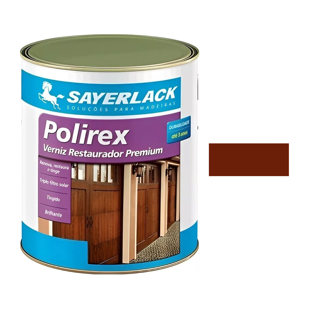 Imagem do produto Sayerlack Verniz Polikol Brilhante Imbuia 900 ml