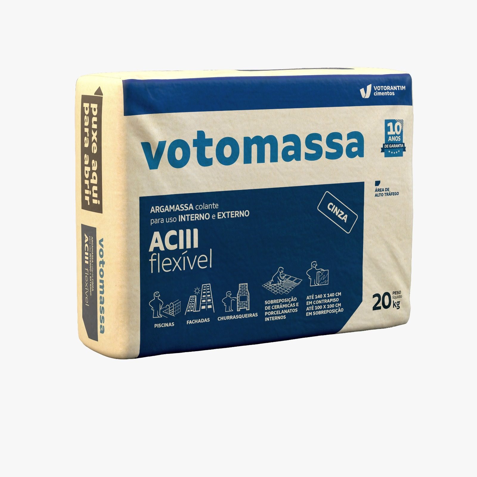 Imagem do produto Argamassa Colante ACIII Flexível Cinza 20kg