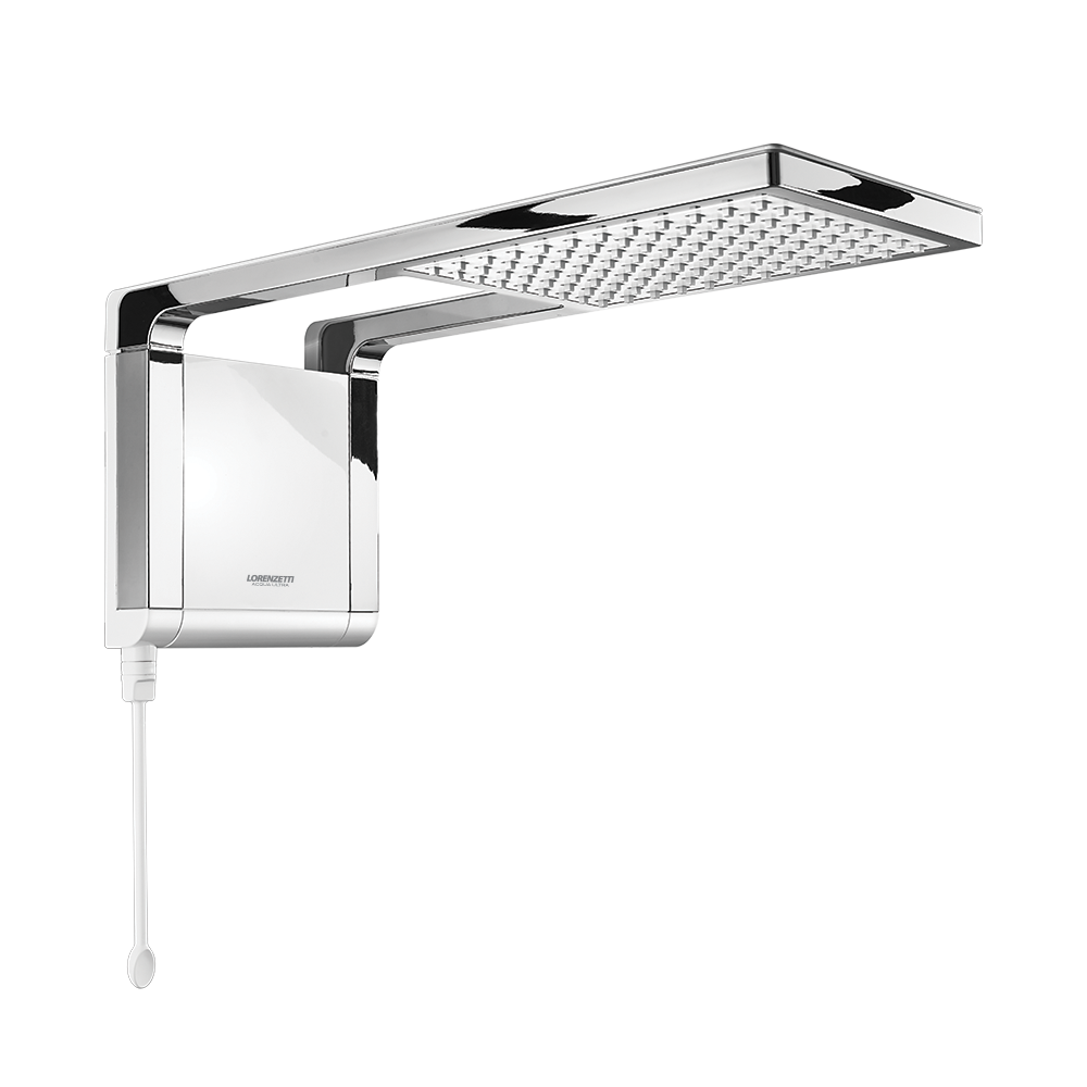 Imagem do produto Lorenzetti Acqua Storm Ultra Chuveiro Elétrico Multitemperatura 127V 5500W Branco e Cromado