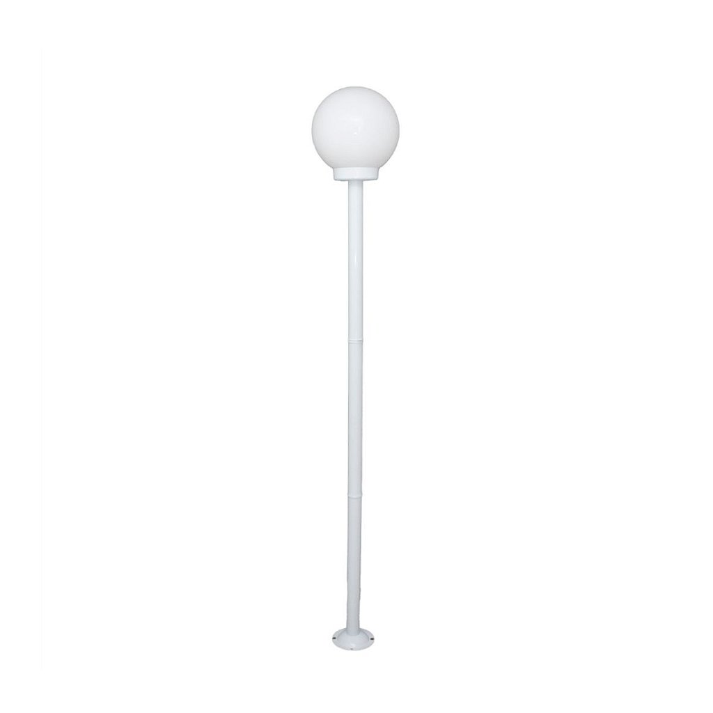 Imagem do produto Poste de Jardim em Aço 2m Branco Ideal Lustres P-18