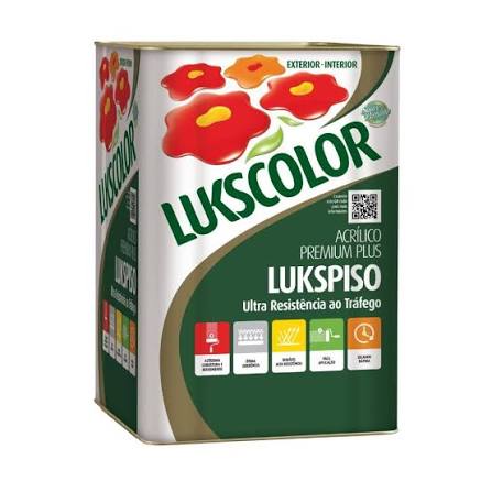 Imagem do produto Lukscolor Tinta Acrílica Premium Lukspiso Concreto 18L