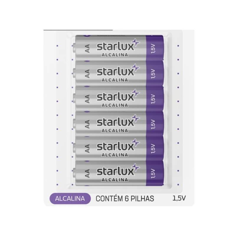 Imagem do produto Arcom Pilha Starlux Energy Alcalina AA