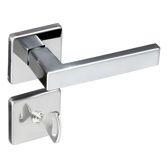 Imagem do produto Pado Fechadura Concept 409 Roseta Quadrada Banheiro Cromada