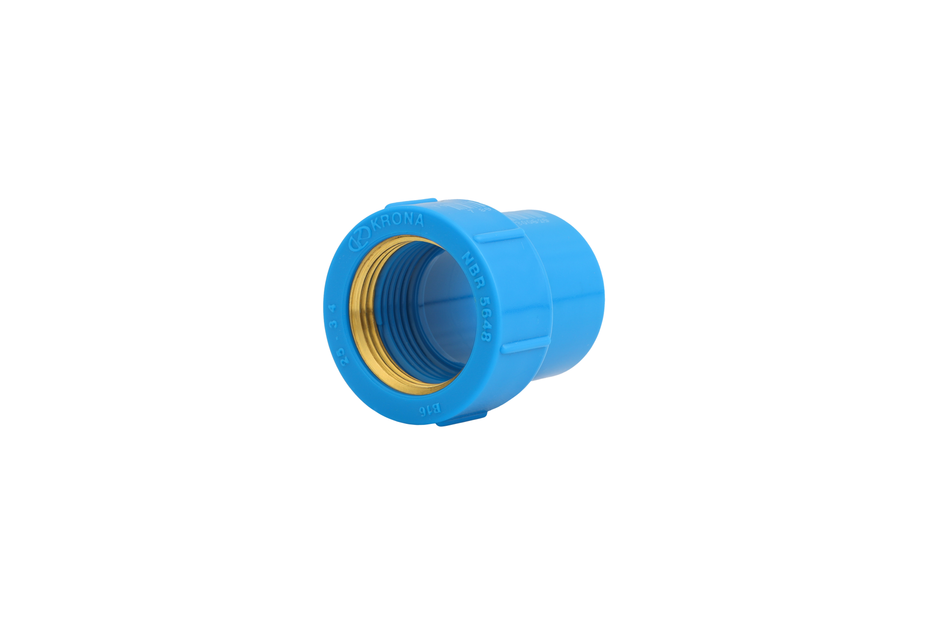 Imagem do produto Krona Luva Soldável com Bucha de Latão Azul 25mm x 1/2"