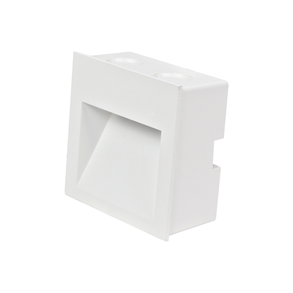 Imagem do produto Interlight Balizador de Parede Quad LED Branco 2,5W IP67 3911