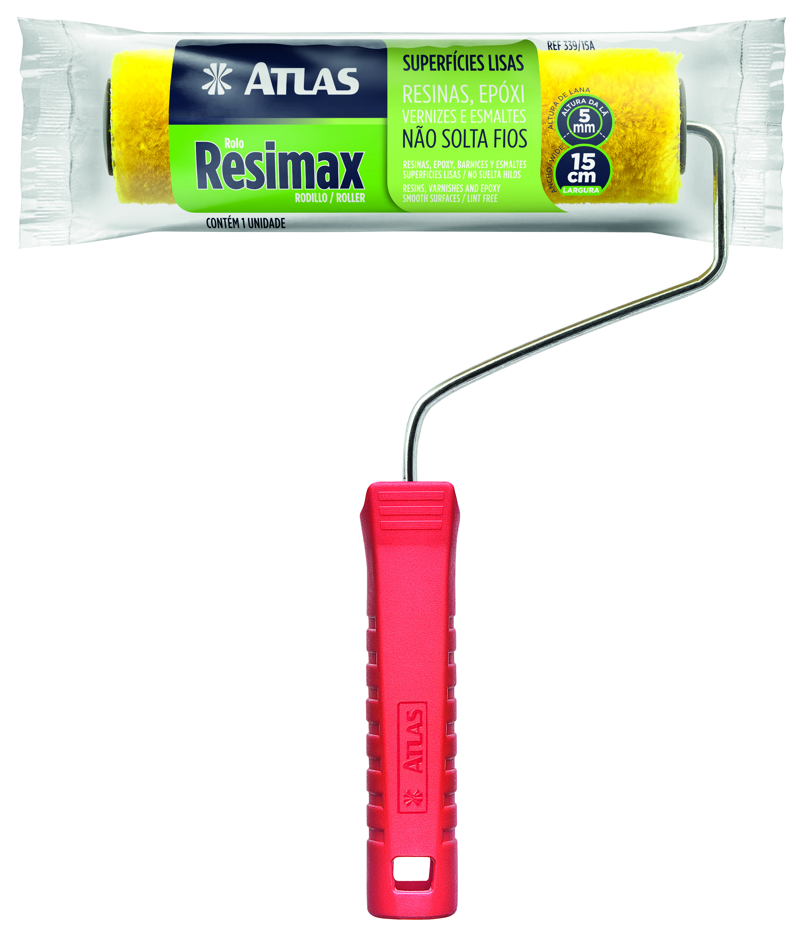 Imagem do produto Mini rolo Resimax 15cm com cabo