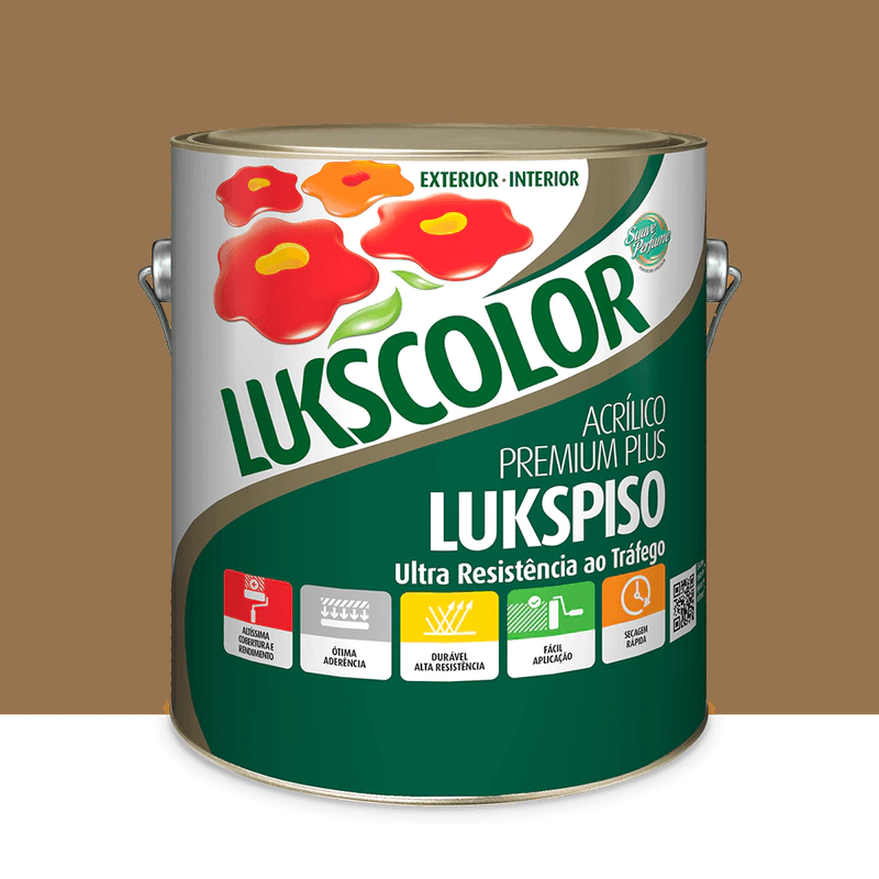 Imagem do produto Lukscolor Tinta Acrílica Lukspiso Premium Castor 3,6L