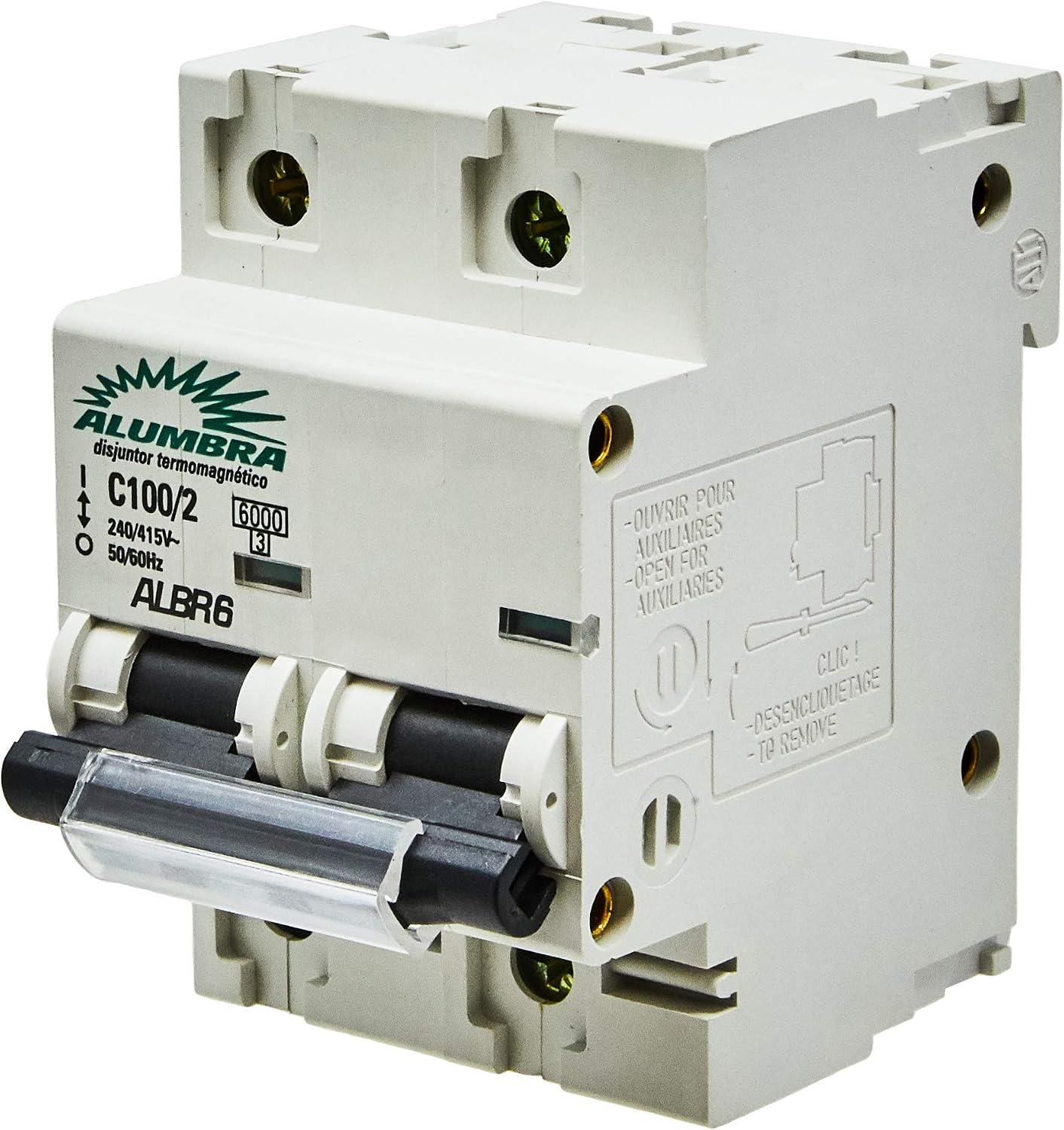 Imagem do produto Alumbra Disjuntor Bipolar DIN 100A