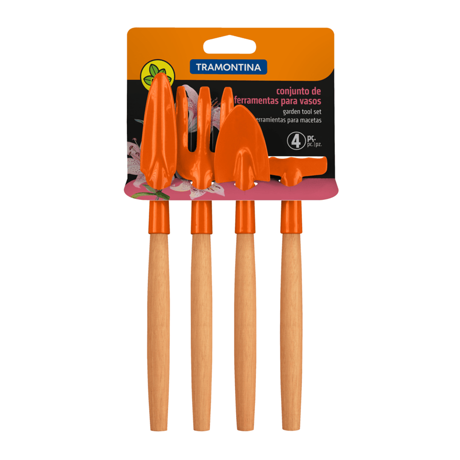 Imagem do produto Tramontina Conjunto para Jardinagem 4 Peças para Vasos