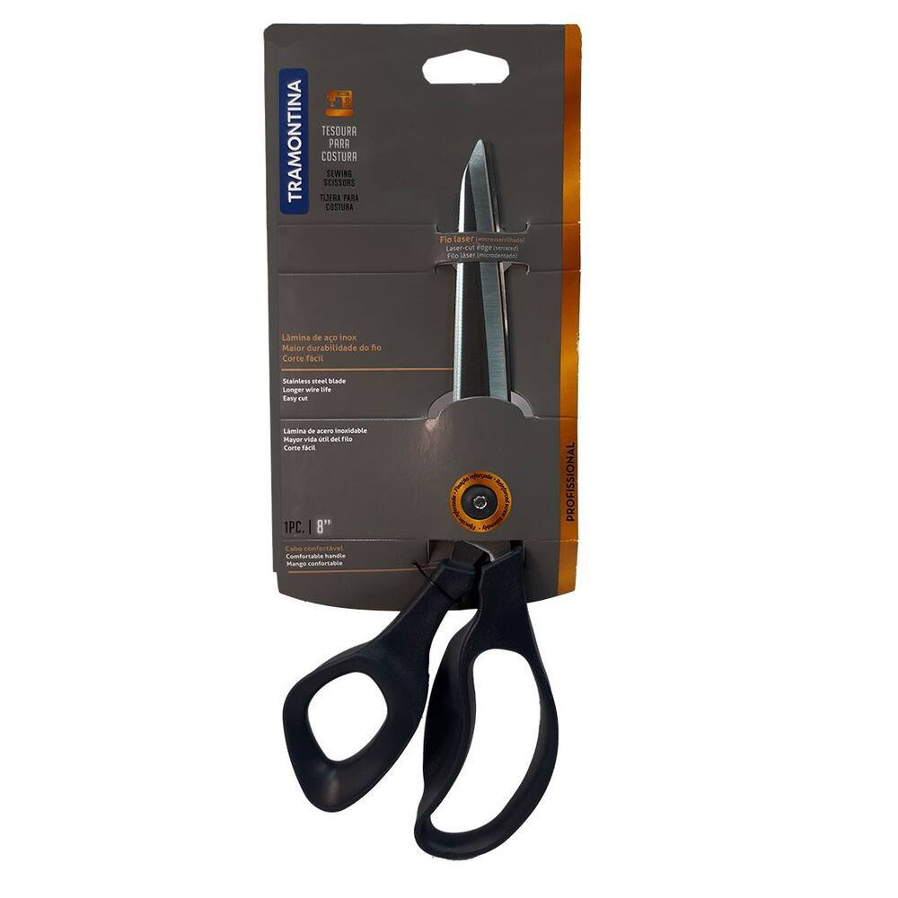 Imagem do produto Tramontina Tesoura para Costura Profissional 8 Polegadas Fio Microserrilhado em Aço Inox