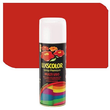 Imagem do produto Lukscolor Tinta Spray Premium Uso Geral Vermelho 400ml