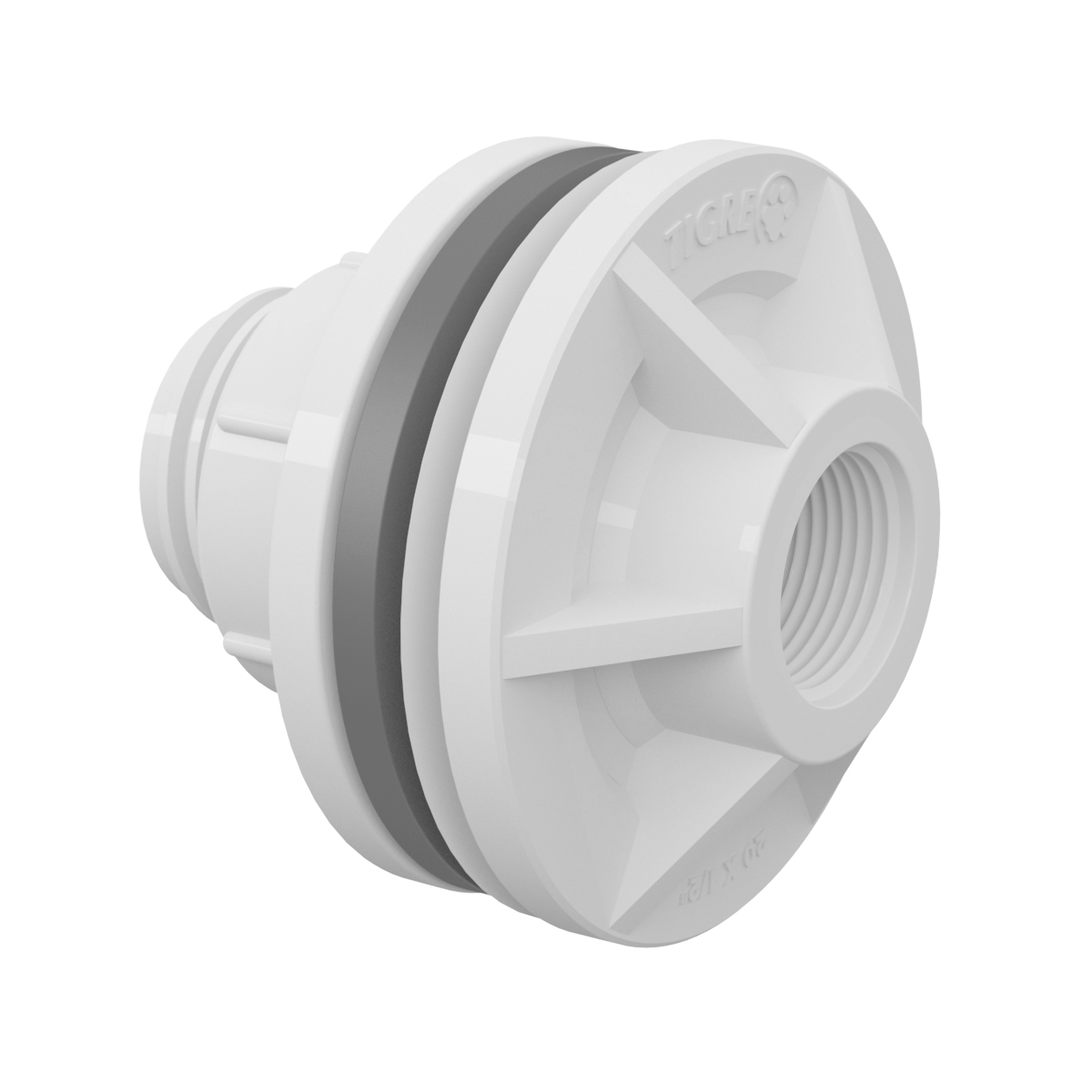 Imagem do produto Tigre Adaptador Flange Roscável para Caixa D'Água com Anel de Vedação 2"