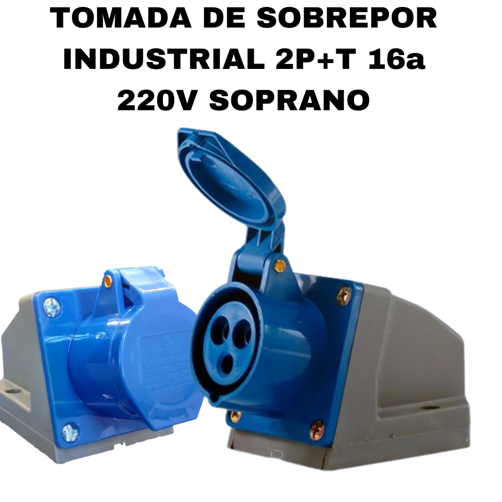 Imagem do produto Lukma Tomada de Sobrepor 2P+T 220V 16A