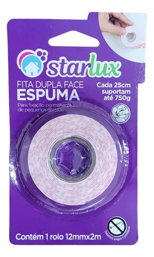 Imagem do produto Fita Dupla Face de Espuma 12mm x 2m
