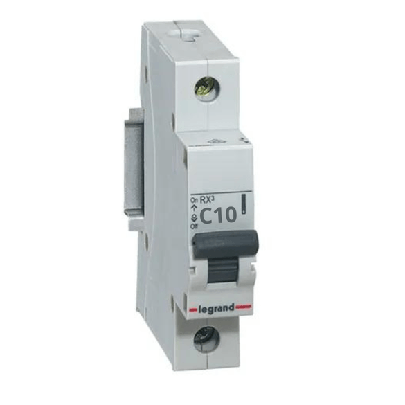 Imagem do produto Pial Legrand Disjuntor Unipolar DIN 10A Curva C Branco