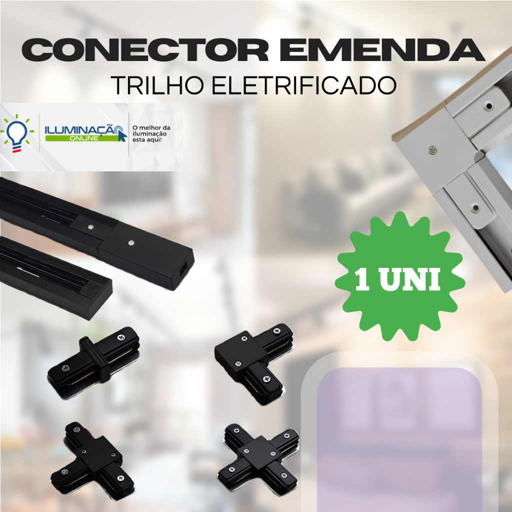 Imagem do produto Cinderela Emenda L para Trilho Eletrificado
