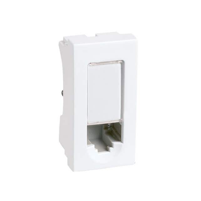 Imagem do produto Pial Plus Legrand Módulo de Tomada de Informática RJ45 Categoria 5e Branco 615045