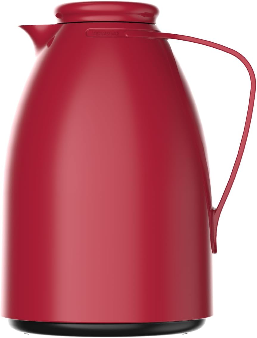 Imagem do produto Termolar Garrafa Térmica Bule Luna 1L Vermelha com Infusor de Chá
