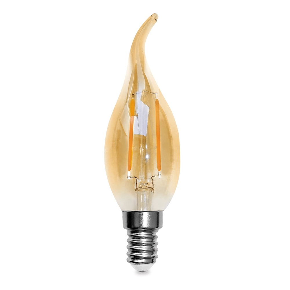 Imagem do produto Evoled Lâmpada LED Vela Lisa Filamento E14 2W 127V 2200K