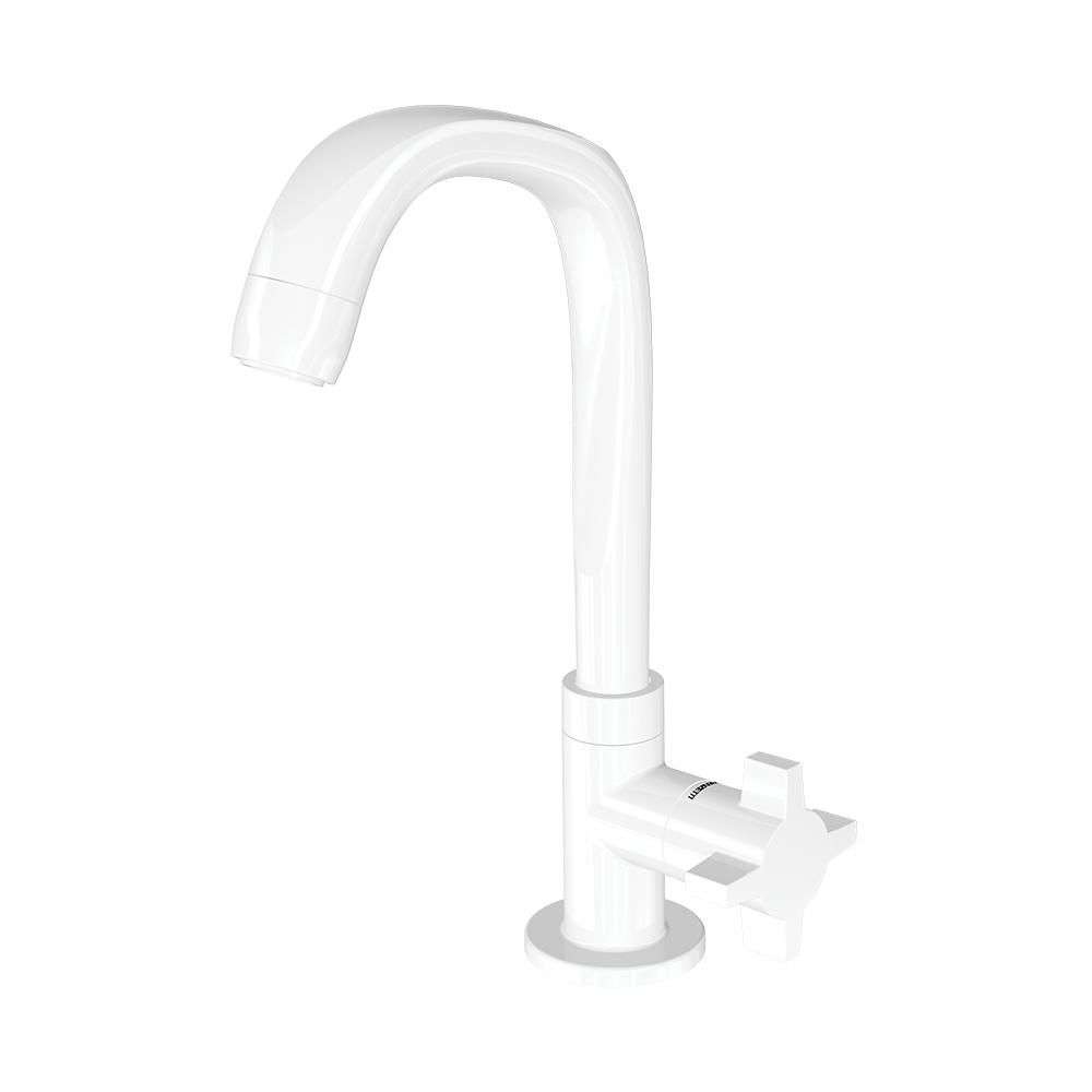 Imagem do produto Lorenzetti Torneira Lavatório de Mesa Bica Alta Branco