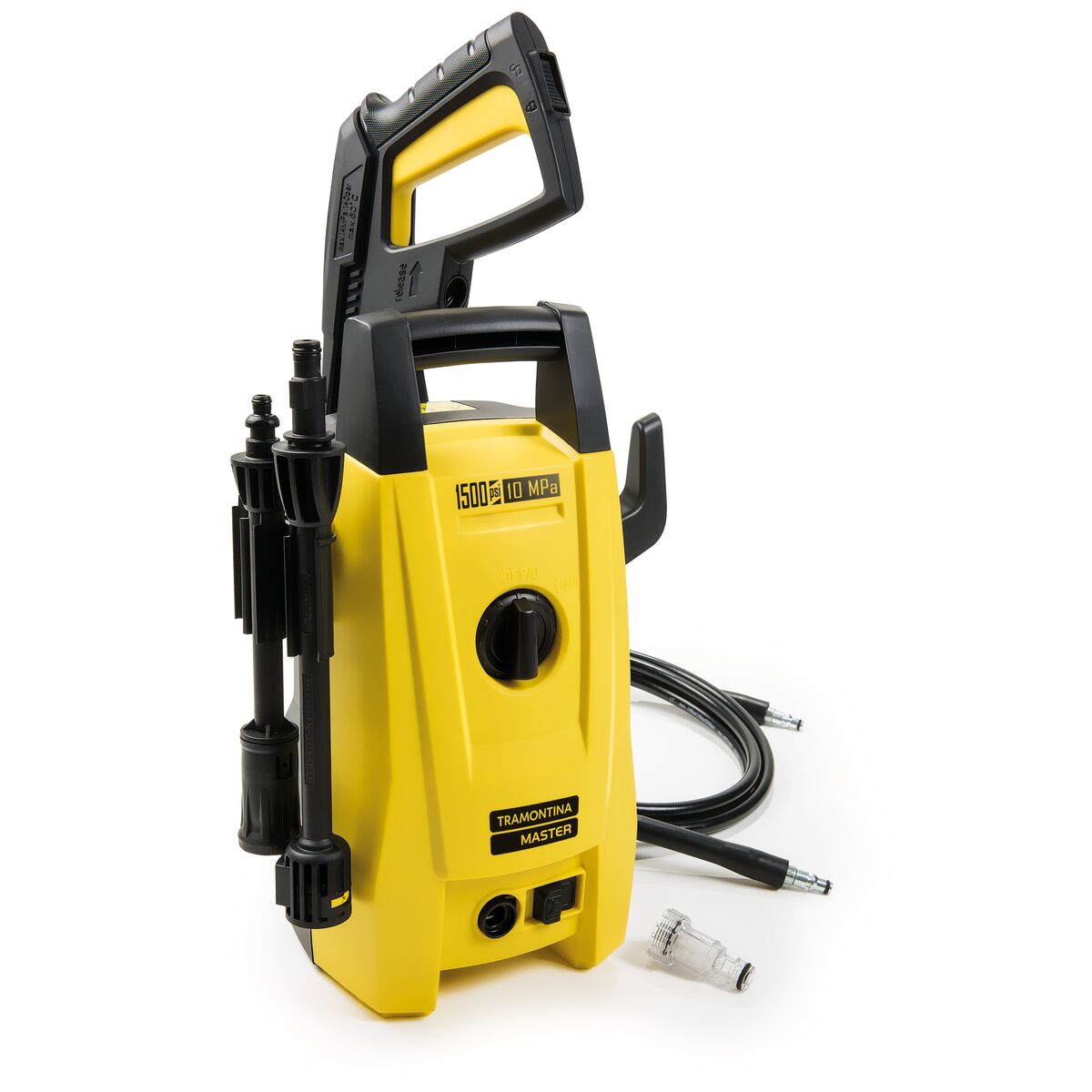Imagem do produto Tramontina Lavadora de Alta Pressão 1200W Master para Uso Doméstico com Mangueira Alta Pressão 3m Jato Regulável 1500psi 127V