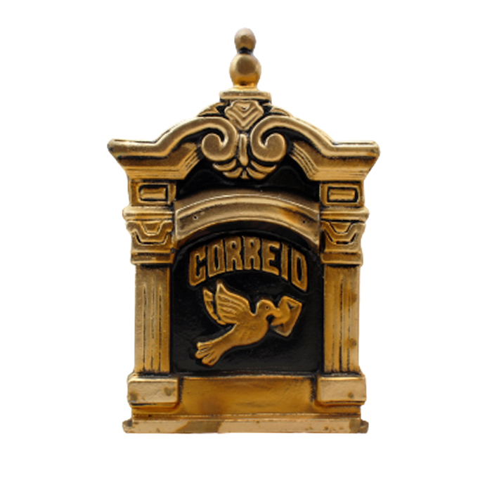 Imagem do produto Fortral Caixa de Correio Nº 4 Universal Ouro