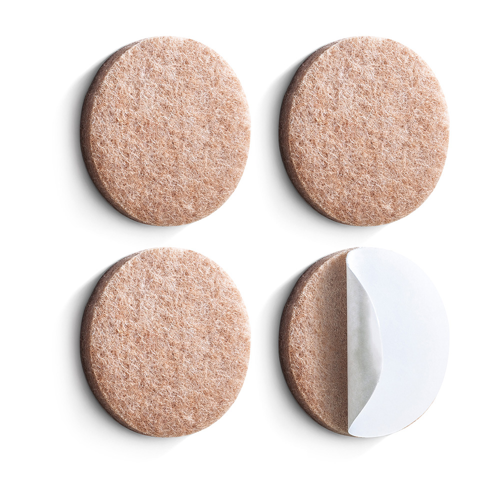 Imagem do produto Atlas Protetor Adesivo Redondo Feltro Bege 4 Peças 3,8cm