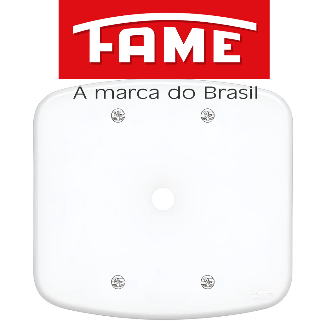 Imagem do produto Fame Placa 4x4 FO8 Cega+Furo