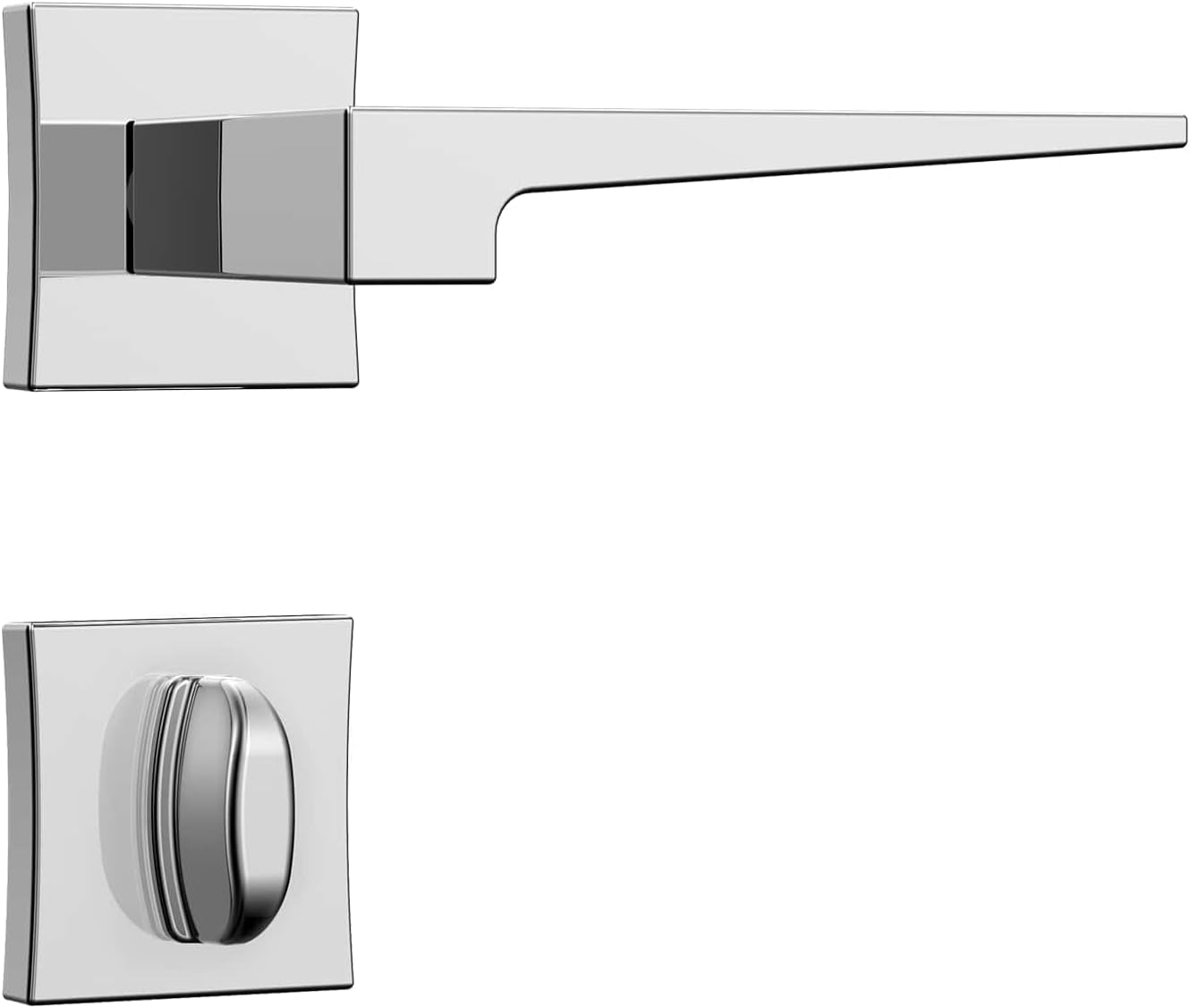 Imagem do produto Stam Fechadura Classic 3200 Roseta Quadrada WC Cromada Esc