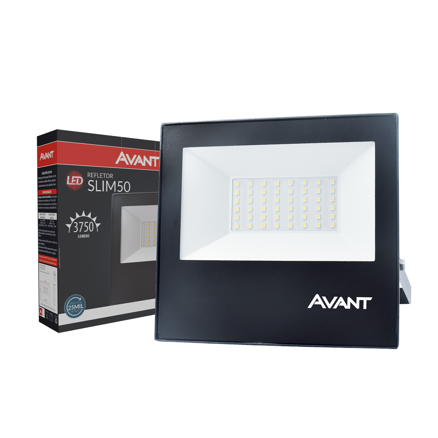 Imagem do produto Avant Refletor LED Slim 50W Bivolt 6500K Luz Branca
