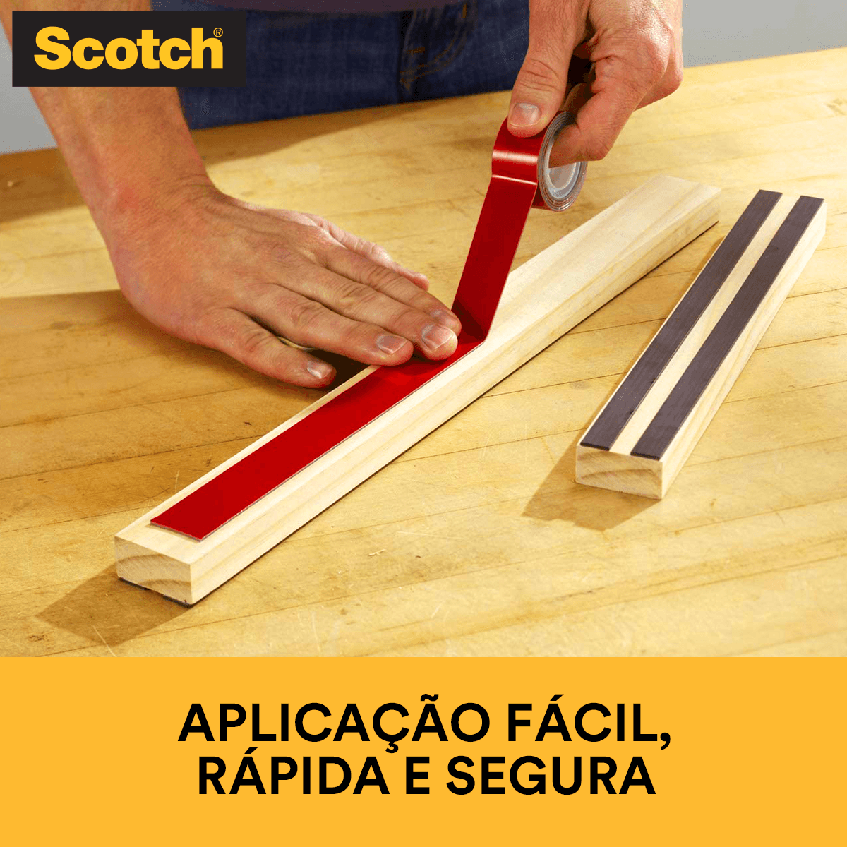 Imagem do produto 3M Fita Dupla Face Vermelha Espuma 24mm x 1,50m