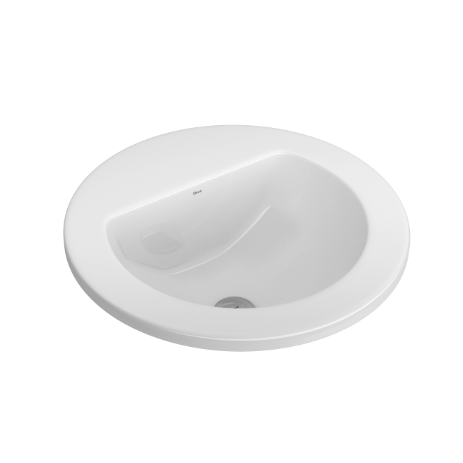 Imagem do produto Deca Cuba de Louça Sobrepor Redonda Mesa 45cm Gelo L1272-17