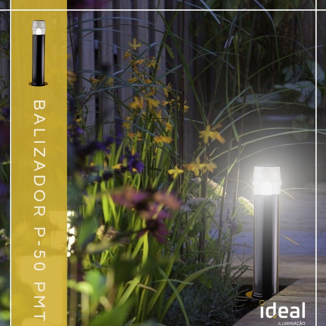 Imagem do produto Ideal Balizador de Jardim P-50 Preto
