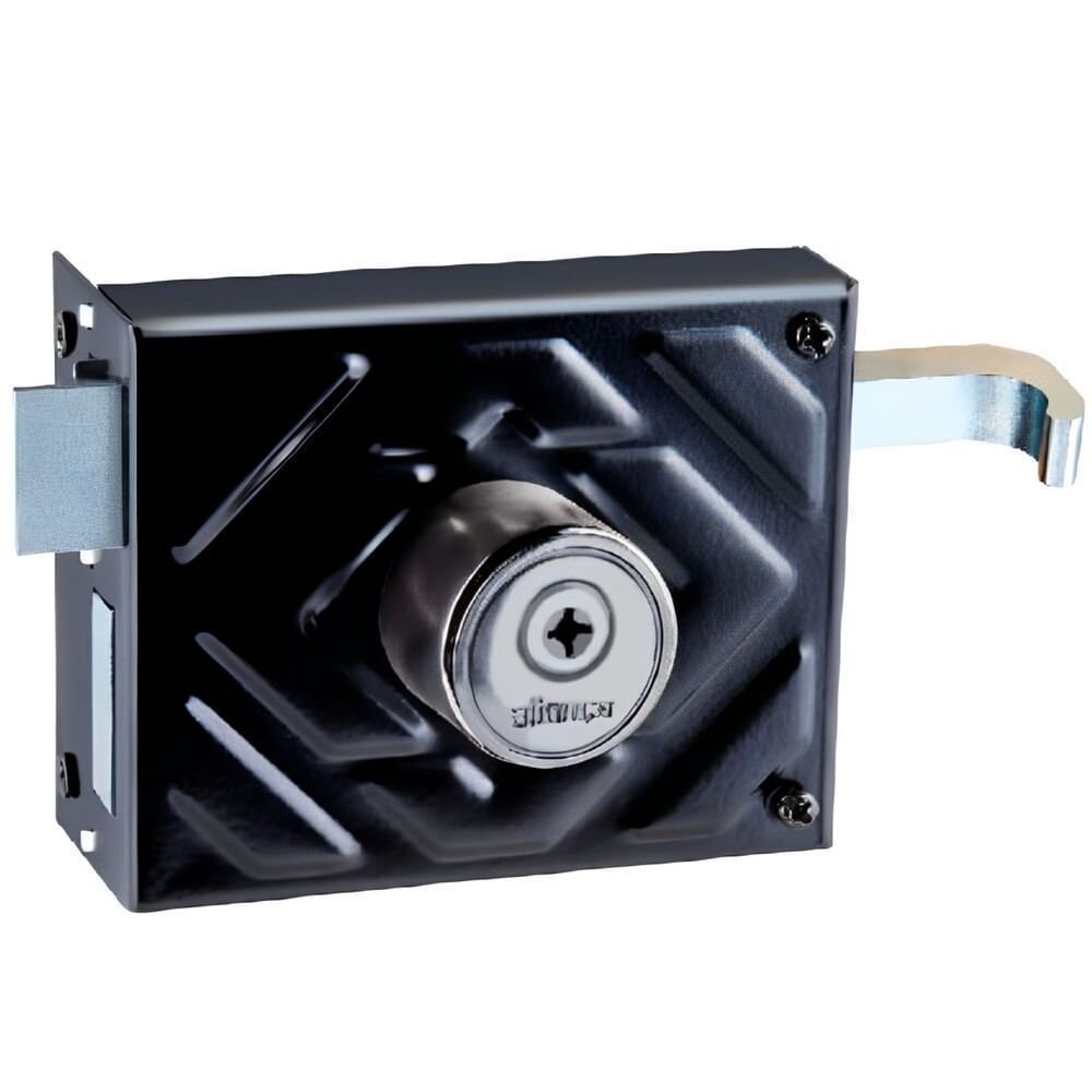 Imagem do produto Aliança Fechadura Tetra Fort 4060 Zincado Preto Fosco
