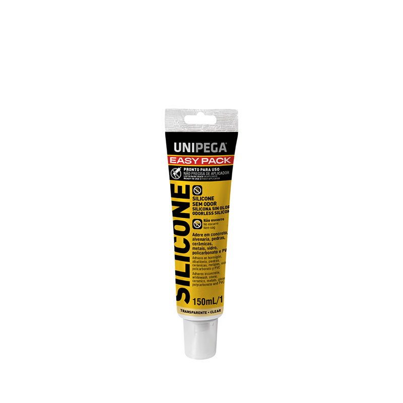Imagem do produto Unipega Adesivo Silicone Incolor Easy Pack Pronto Uso 150ml
