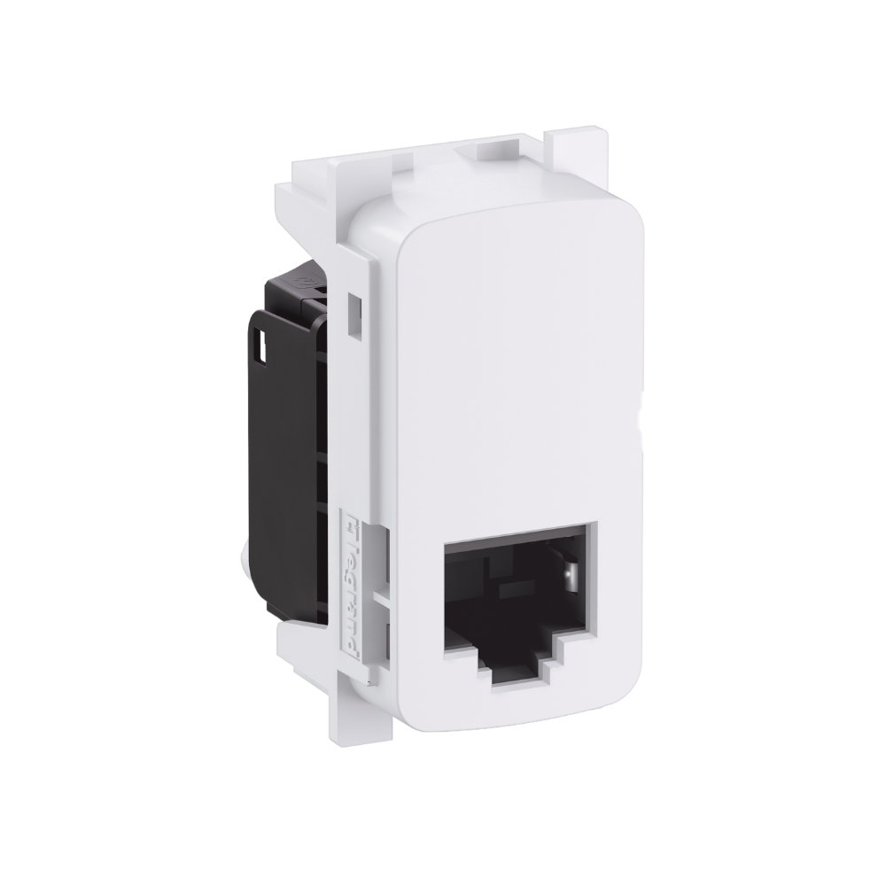 Imagem do produto Pial Legrand Conjunto Tomada de Informática RJ45 Cat5e 4X2 Zeffia Branco