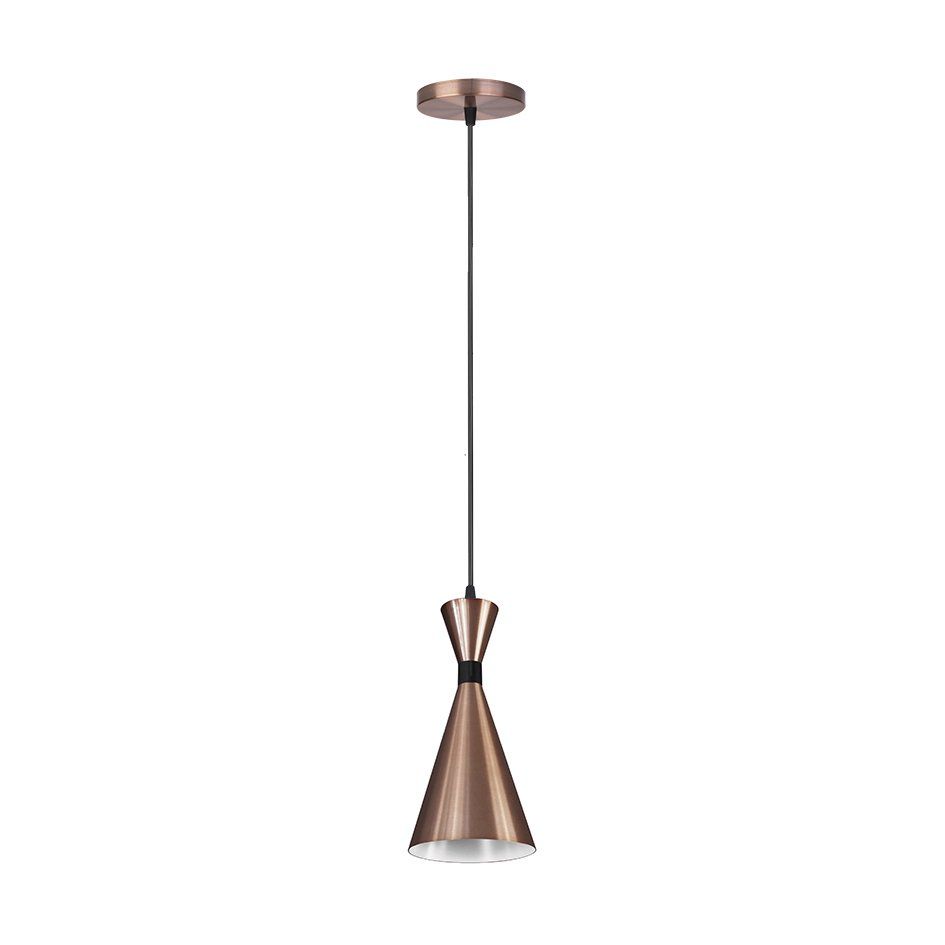 Imagem do produto Lustre Luminária Pendente Dominica para Lâmpada Kin Cobre