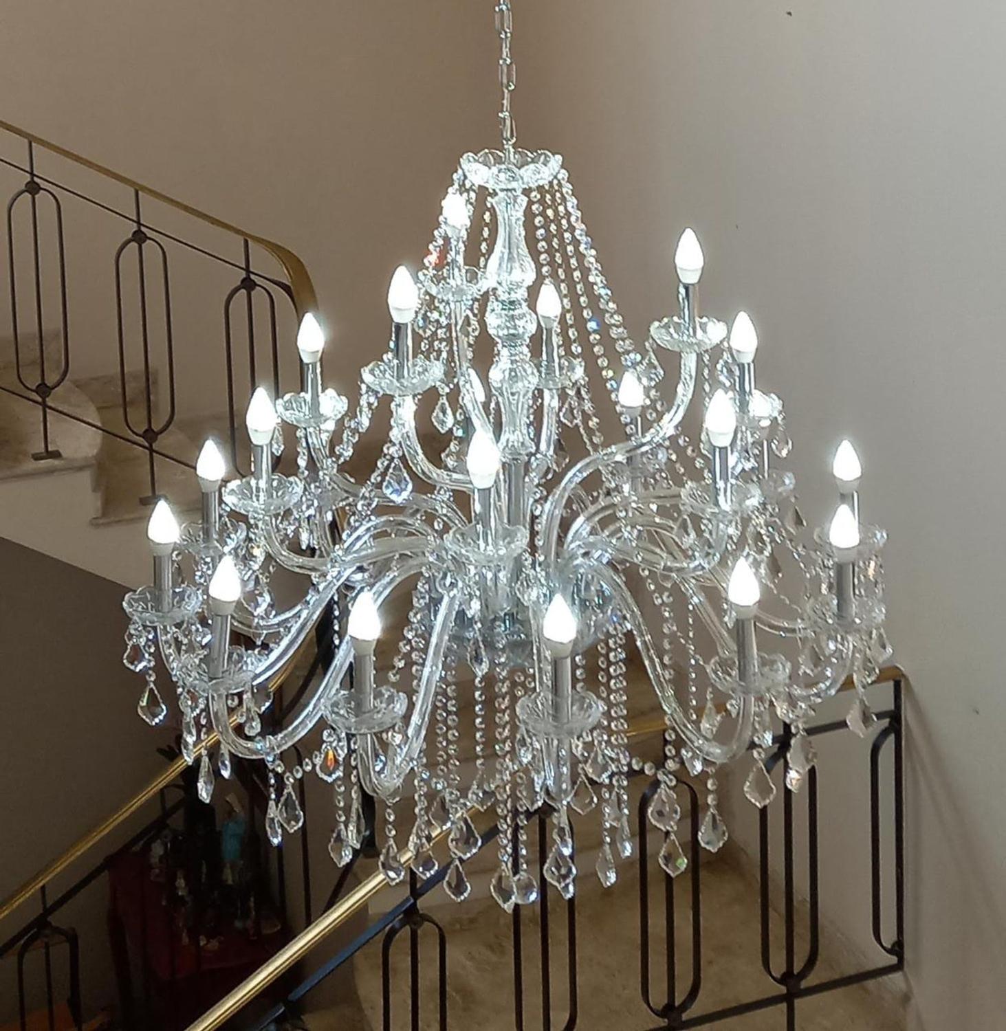 Imagem do produto Hevvy Lustre 21 Braços 9805 Cromado