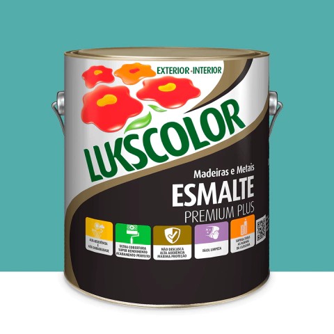 Imagem do produto Lukscolor Esmalte Sintético Premium Azul Celeste 3,6L