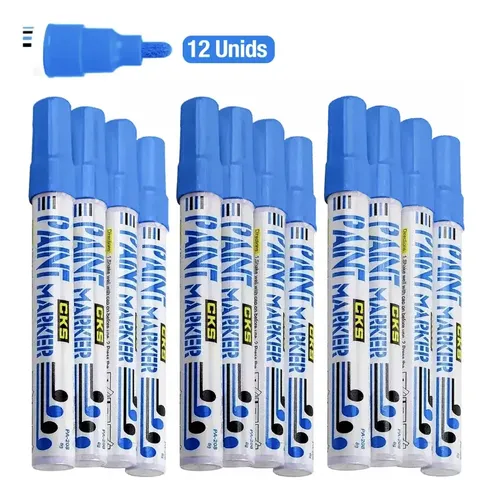 Imagem do produto Caneta Marcador Industrial Azul Irwin